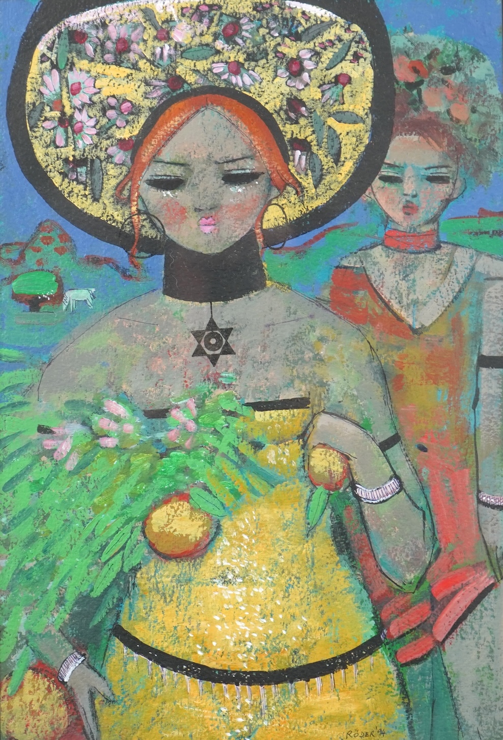 Endre Zoltan Eugene Roder, Hungarian b. 1933, 'Sequins'